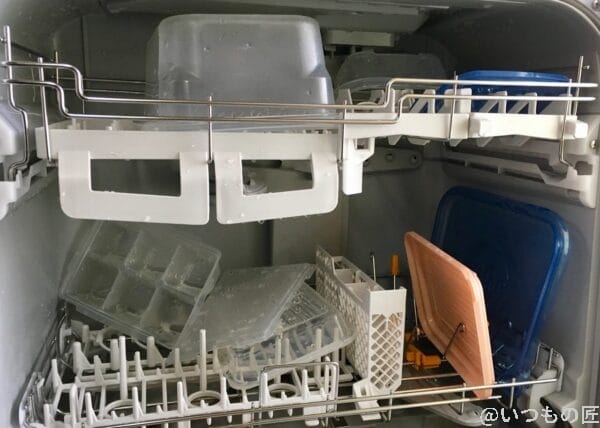 食器洗い乾燥機の実験２の乾燥後