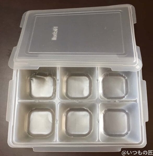 食器洗い乾燥機の実験後のタッパー２