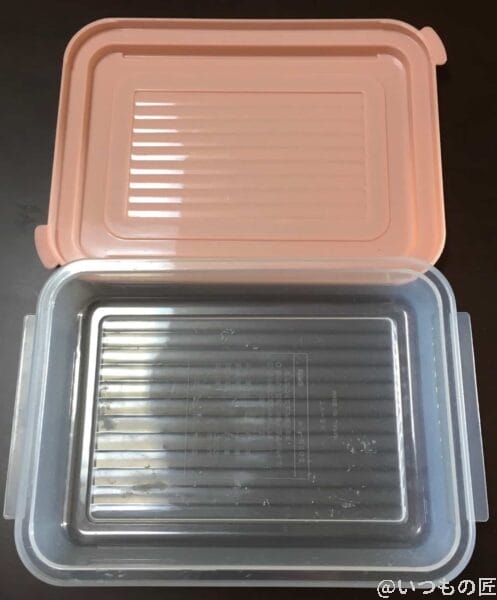 食洗機（パナソニック）で洗った平型タッパー