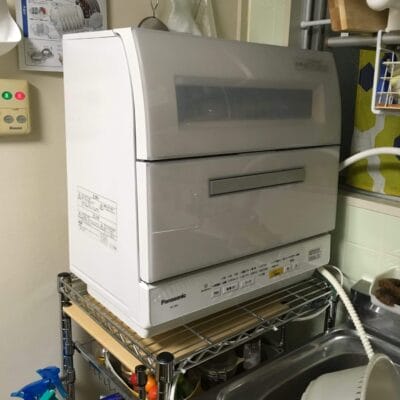 正面から見た食洗機