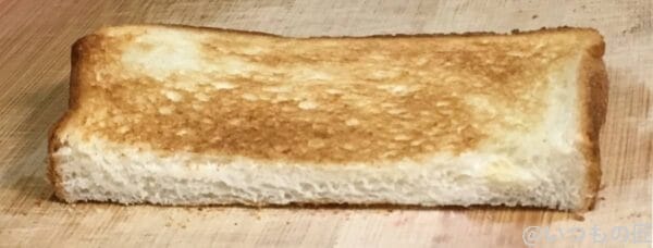 バルミューダで食パンを焼いてみた パスコ 超熟 水有りの場合