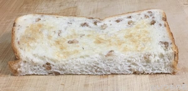 バルミューダで食パンを焼いてみた パスコ 超熟ライ麦入り 水無しの場合