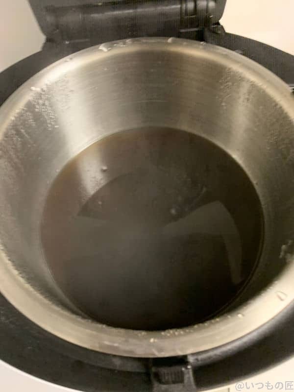 タピオカのゆであがり