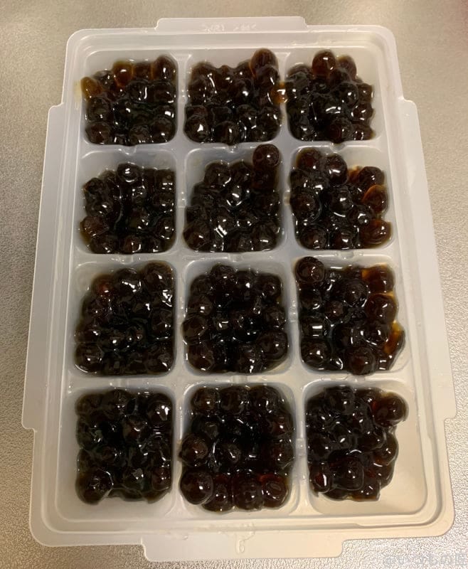 タピオカの冷凍