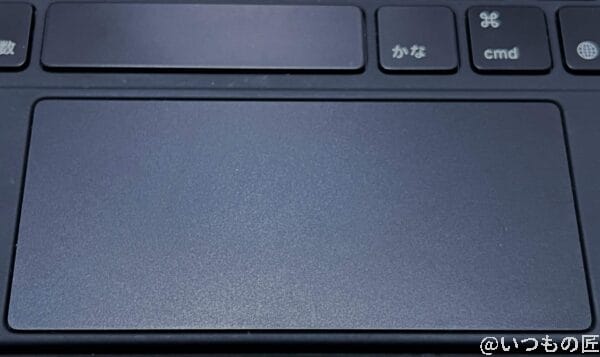 ipadproのmagickeyboardのタッチパット