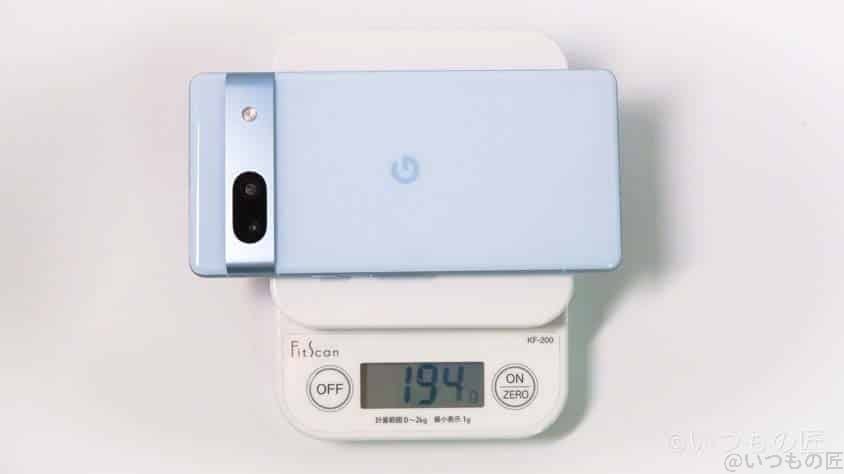 Google Pixel 7a 重さ