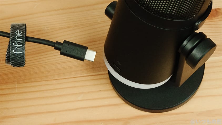 FIFINE AmpliGame AM6 レビュー USB-C端子