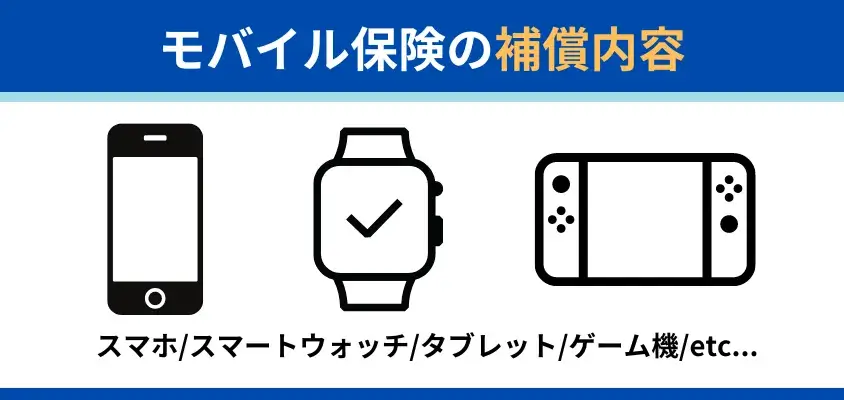 モバイル保険 iPhone
モバイル保険の補償内容