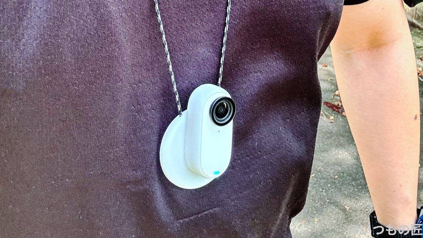 Insta360 GO 3 レビュー
磁気ペンダントをペンダントにする