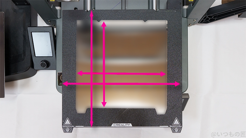 Ender-3 V3 Plus 比較
ベッドサイズの違い2