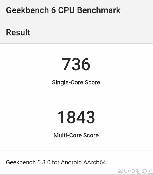 oppo-a79-5g ベンチマーク Antutu Geekbench 6 CPUBenchmark 計測結果