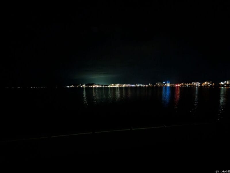 Google Pixel 9 Pro XL カメラ
Google Pixel 9 Pro XL の通常モードでズーム撮影した夜景写真