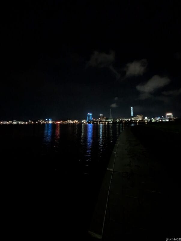 Google Pixel 9 Pro XL カメラ
Google Pixel 9 Pro XL の通常モードでズーム撮影した夜景写真