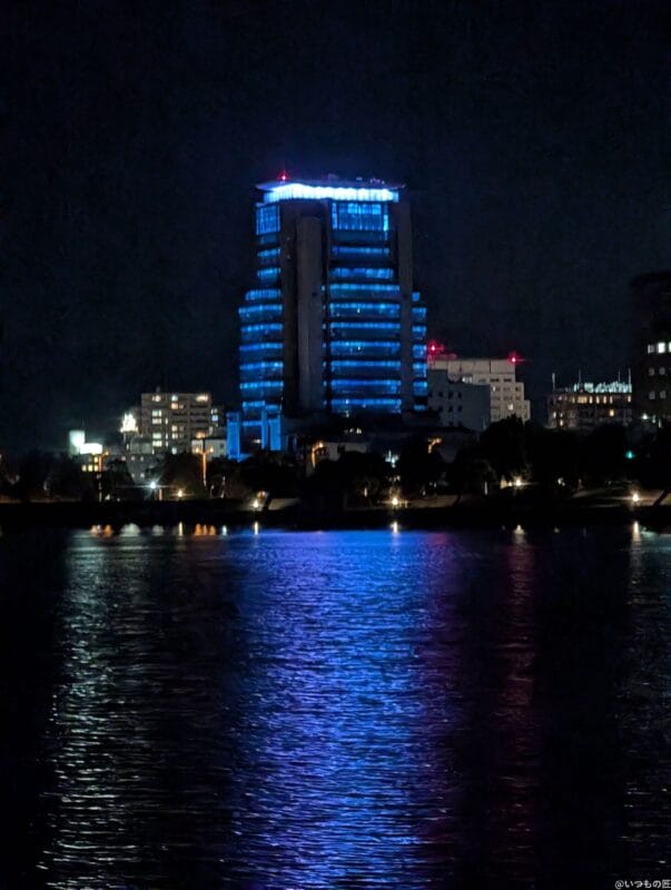 Google Pixel 9 Pro XL カメラ
Google Pixel 9 Pro XL の通常モードでズーム撮影した夜景写真