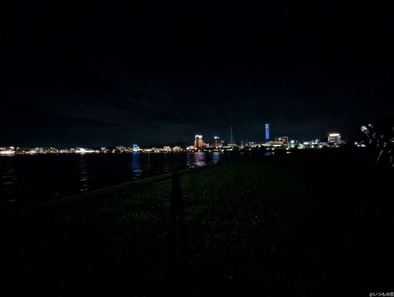 Google Pixel 9 Pro カメラ
Google Pixel 9 Pro の通常モードでズーム撮影した夜景写真