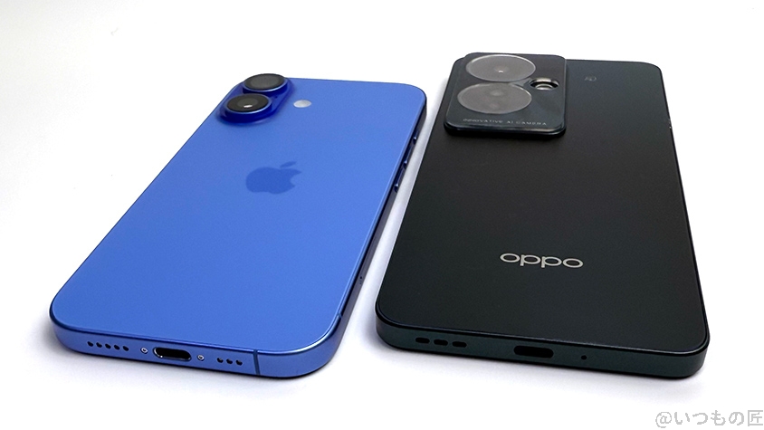 iPhone16とOPPO Reno11 Aの違いを比較!買うならどっちがいい?
生体認証を比較