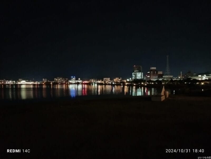 Xiaomi Redmi 14C カメラ
Xiaomi Redmi 14C で撮影した夜景写真