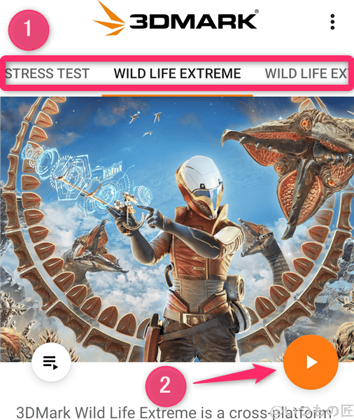 3DMark 使い方 3DMarkのAndroid測定方法