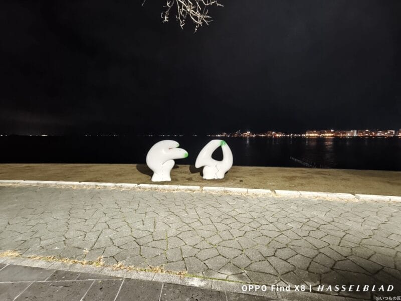 OPPO Find X8 カメラ
OPPO Find X8でズーム撮影した夜景写真