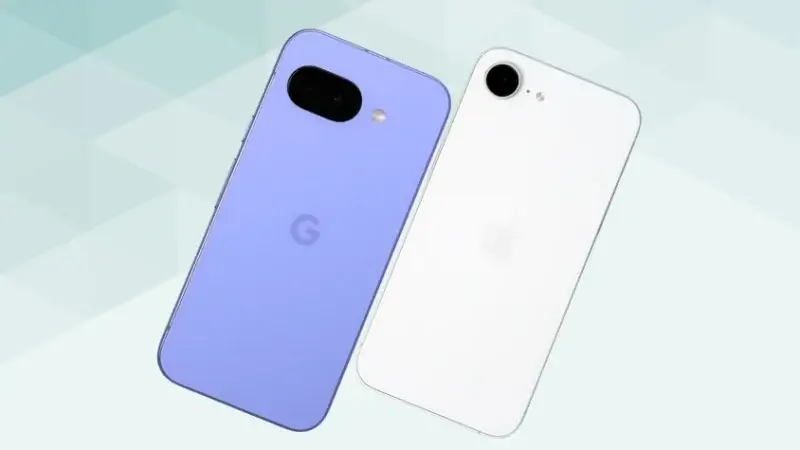 Google Pixel 9aとiPhone16eの背面デザイン