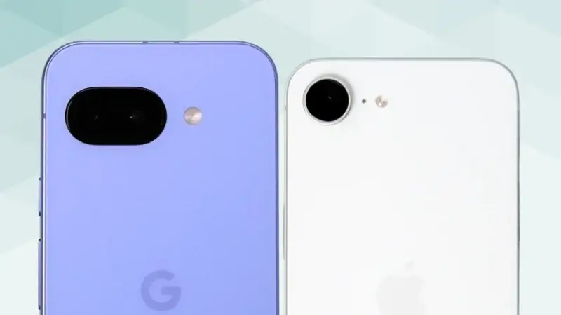 Google Pixel 9aとiPhone16eのカメラデザイン